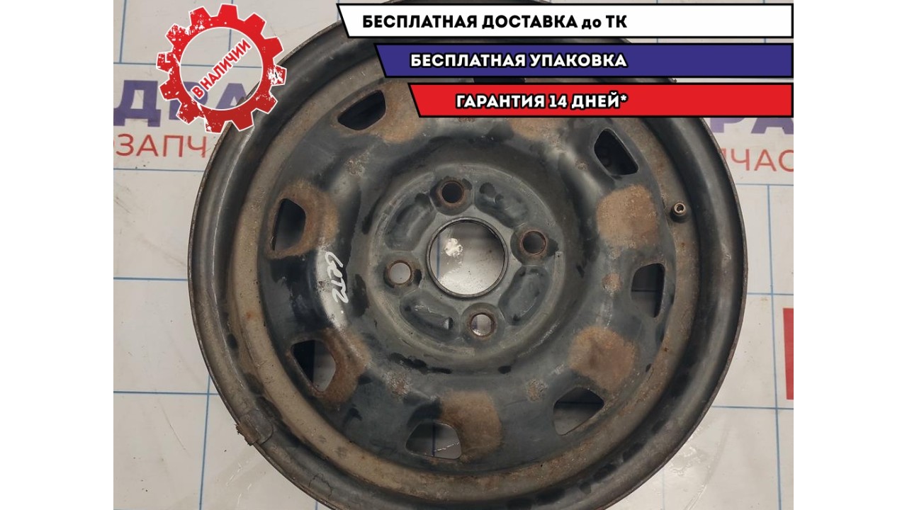 Диск штампованный Hyundai Getz R14 4*100 52910-25600